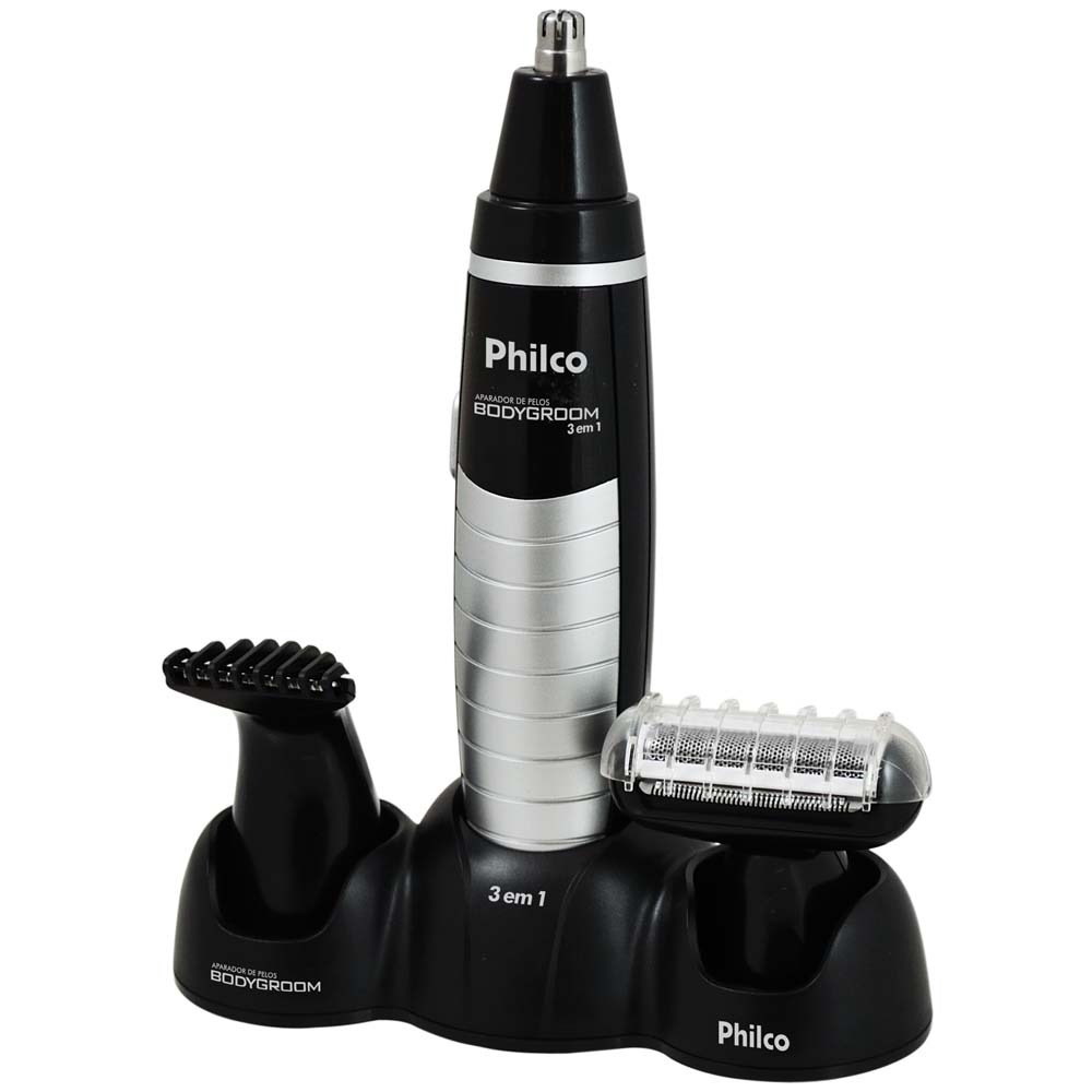 Aparador de Pelos Philco Bodygroom 3 em 1 Bivolt Preto Prata Aparadores de Pelos no Extra com br Armario Lavadora Carga Superior ~ Aparador de Pelos Philco Bodygroom 3 em 1 Bivolt Preto Prata Aparadores de Pelos no Extra com br
