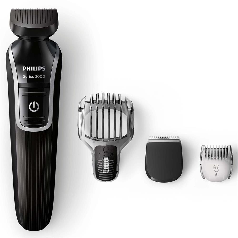 Aparador de Pelos Philips MultiGroom Series 3000 4 em 1 Bivolt QG3329 Preto Aparadores de Armario Banheiro Espelho Correr ~ Aparador de Pelos Philips MultiGroom Series 3000 4 em 1 Bivolt QG3329 Preto Aparadores de