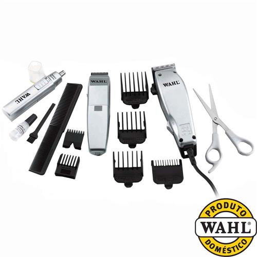 Cortador de Cabelo + Aparador de Pelos Wahl Home Grooming Kit Máquinas de Cortar Cabelo no Armario Japones Antiguo ~ Cortador de Cabelo + Aparador de Pelos Wahl Home Grooming Kit Máquinas de Cortar Cabelo no