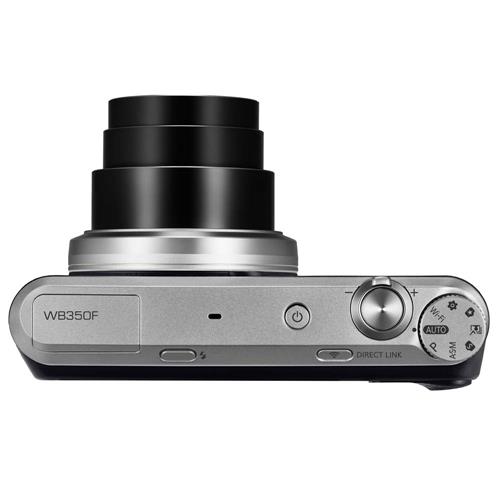 Câmera Samsung Smart WB350F Preta – 16.3MP, LCD Touch de 3.0" , 21x