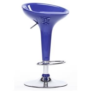 Banco Alto Stool c / Regulagem de Altura &agrave; G&aacute;s - Branco - Importado - cod: 60385