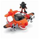 Avião Mattel Tubarão Tigre Sky Race Imaginext T...