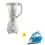 Liquidificador Electrolux Cuisine Clear Filter AS25F Branco/Prata c/ Filtro - 550 W + Ferro a Vapor Electrolux Confidence Breeze (ODI03)