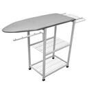 Mesa de Passar Multi Útil c/ Tampo em Aço - Branco