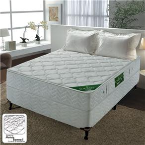 Colchão Casal Minaspuma Eco Sleep c/ Molas Bonnel e Double Side Branco - 1,38x1,88