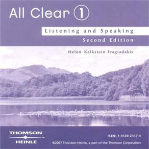 CD - Audio: All Clear Listening And Speaking - Level 1 - cod: 9781413021172