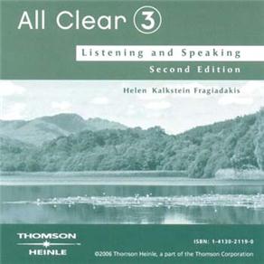 All Clear CD - Audio: Listening And Speaking - Level 3 - cod: 9781413021196