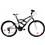 Bicicleta Aro 26 Oceano Extreme com Dupla Suspensão - Preta/Prata