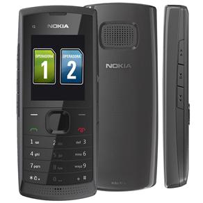 Celular Desbloqueado Claro Nokia X1-01 Preto Dual Chip c/ Rádio FM, Music Player e Fone de Ouvido