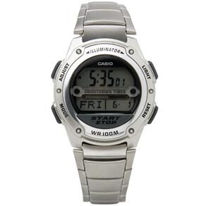 Relógio Masculino Digital Casio W-756D-7AVDF – Prata