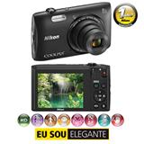 Câmera Digital Nikon Coolpix S3600 Preta - 20.1...