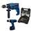 Furadeira de Impacto 1/2" Einhell BT-ID 550 E - 550W + Furadeira/Parafusadeira Einhell à Bateria - 14,4V + Conjunto de Brocas - 70 Peças