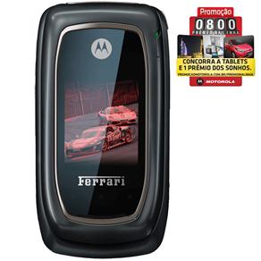 Nextel Motorola i897 Ferrari Preto com Câmera 2MP, Bluetooth, GPS, MP3 e Cartão 2GB