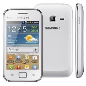 Celular Desbloqueado Samsung Galaxy Ace Duos S6802 Branco com Câmera 5.0, Dual Chip, Android 2.3, GPS, Wi-Fi, 3G, Bluetooth, MP3, Touch Screen e Fone
