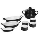 Jogo para Feijoada Conthey com 9 peças Preto - ...