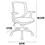 Cadeira Office Way com Encosto em Nylon e Função Relax - Preta - Importado