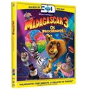 Blu-Ray 3D + Blu-Ray - Madagascar 3 Os Procurad...