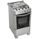 Fogão Continental 4 Bocas Calore Bivolt - Inox