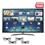 TV 50" Slim LED 3D Samsung Série 6 ES6900 UN50ES6900GXZD Full HD com Smart TV, Conversor Digital, Entradas HDMI e USB, Wi-FI e 4 Óculos 3D