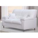 Sofá 2 Lugares Gazin Miami - Corino Branco