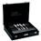 Faqueiro Euro Home FQM345 c/ 75 Peças e Estojo Black Piano
