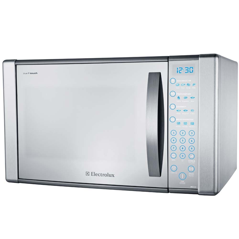 Forno De Micro ondas Electrolux Blue Touch Espelhado MEC41 Com Grill 