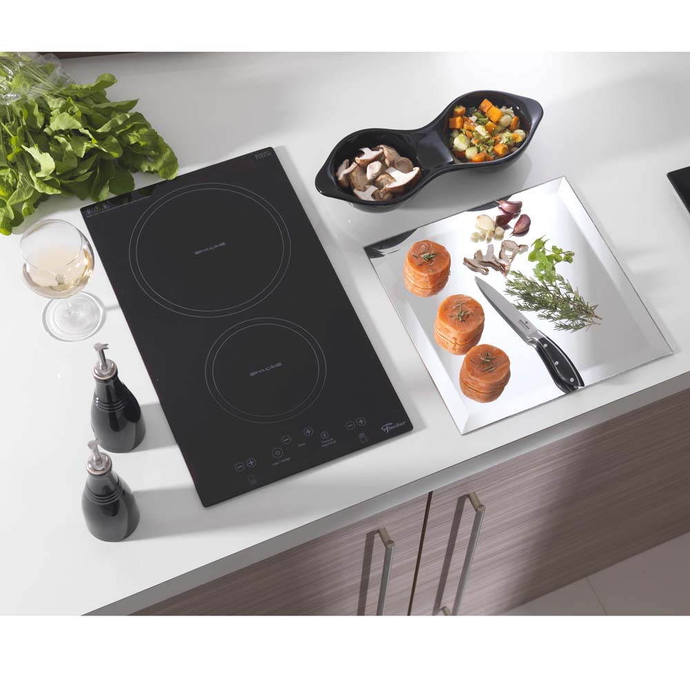 Cooktop 2 Bocas Fischer por Indução 1401515915 com Painel Touch Screen