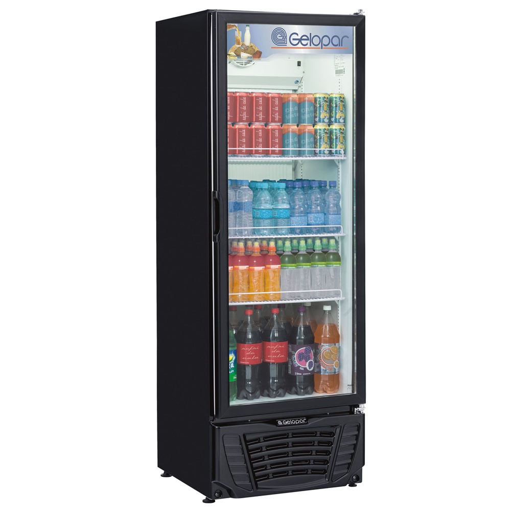 Refrigerador de Bebidas Vertical Gelopar Frost Free GPTU40 Preto 414