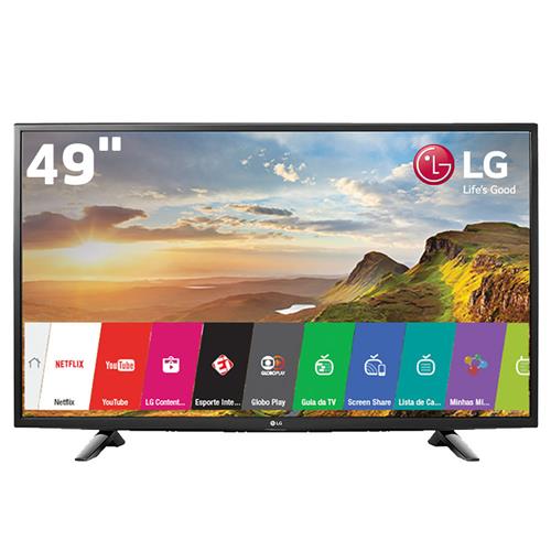 Smart TV LED 49" Full HD LG 49LH5700 com Painel IPS, Wi-Fi, Miracast, WiDi, Entradas HDMI e Entrada USB