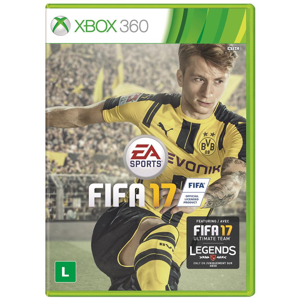 Jogo FIFA 17 Xbox 360 Jogos Xbox 360 no