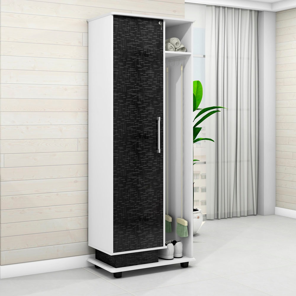 Armário Multiuso RV Móveis Bérgamo com 1 Porta e 3 Aparador Antigo Mercado Livre ~ Armário Multiuso RV Móveis Bérgamo com 1 Porta e 3