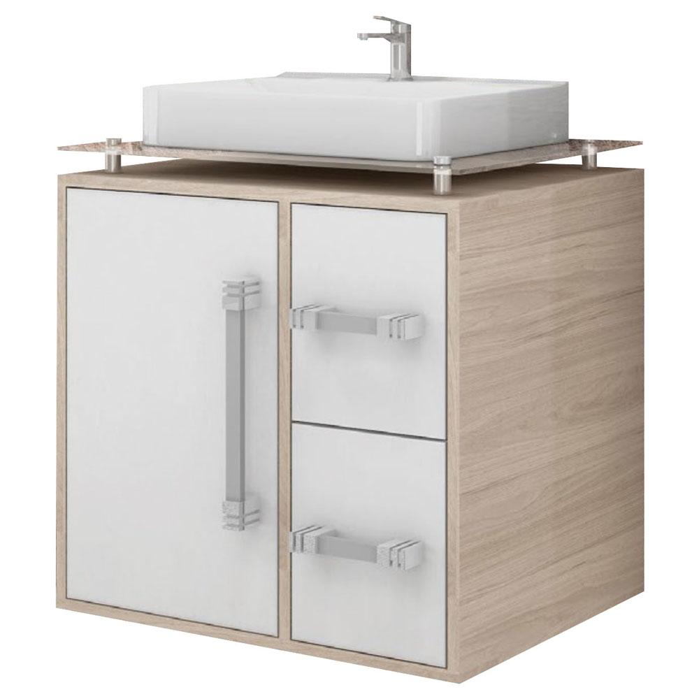 Gabinete para Banheiro Cerocha Centauri Berlin com Cuba e Suporte de Vidro -> Gabinete De Banheiro Extra Gabinete para Banheiro Cerocha Centauri Berlin com Cuba e Suporte de Vidro -> Gabinete De Banheiro Extra
