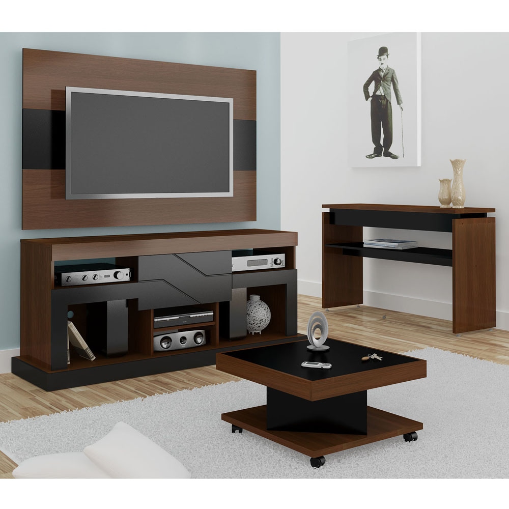 Rack Artely Montana II 2063 + Painel Artely Florence 2243 + Mesa de Centro Saara + Aparador Colar Vintage Artesanato ~ Rack Artely Montana II 2063 + Painel Artely Florence 2243 + Mesa de Centro Saara + Aparador