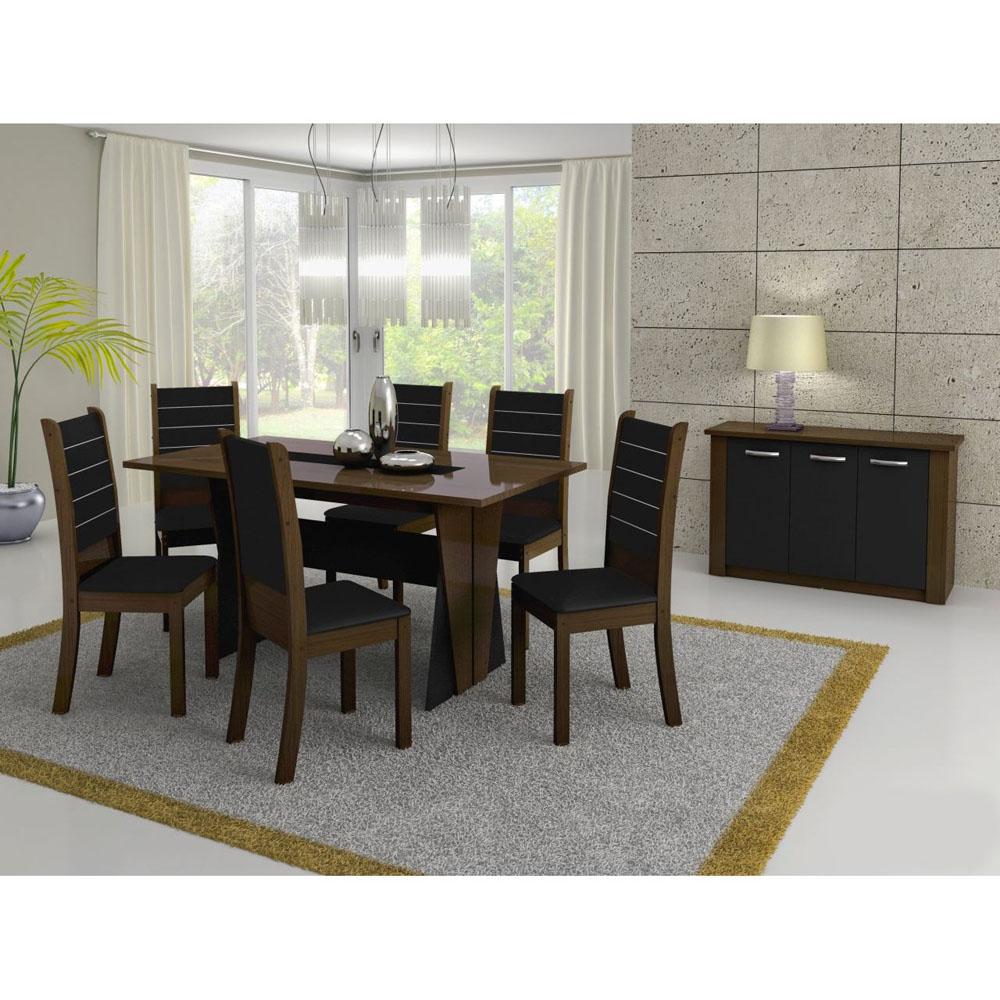 Mesa de Jantar com 6 Cadeiras Madesa Premium Conjuntos de Mesas e Sala De Jantar Casas Bahia ~ Mesa de Jantar com 6 Cadeiras Madesa Premium Conjuntos de Mesas e
