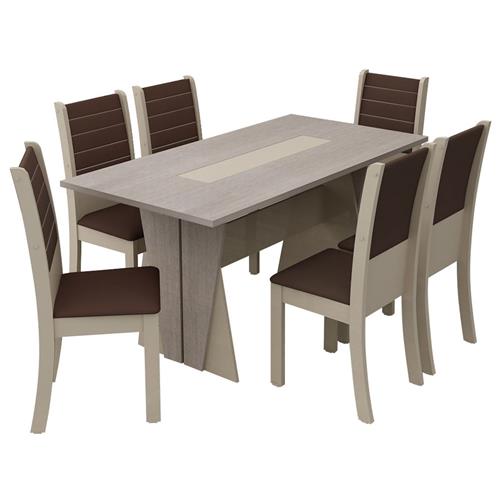 Sala De Jantar Lojas Cem ~ Bege Conjuntos de Mesas e Cadeiras de Jantar no Extracombr Sala De Jantar Lojas Cem ~ Bege Conjuntos de Mesas e Cadeiras de Jantar no Extracombr