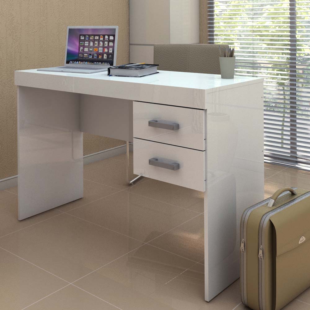 Mesa para Computador ou Escrit?rio Politorno Mafra com 2 Gavetas Escrivaninha Para Quarto Com Gavetas ~ Mesa para Computador ou Escrit?rio Politorno Mafra com 2 Gavetas