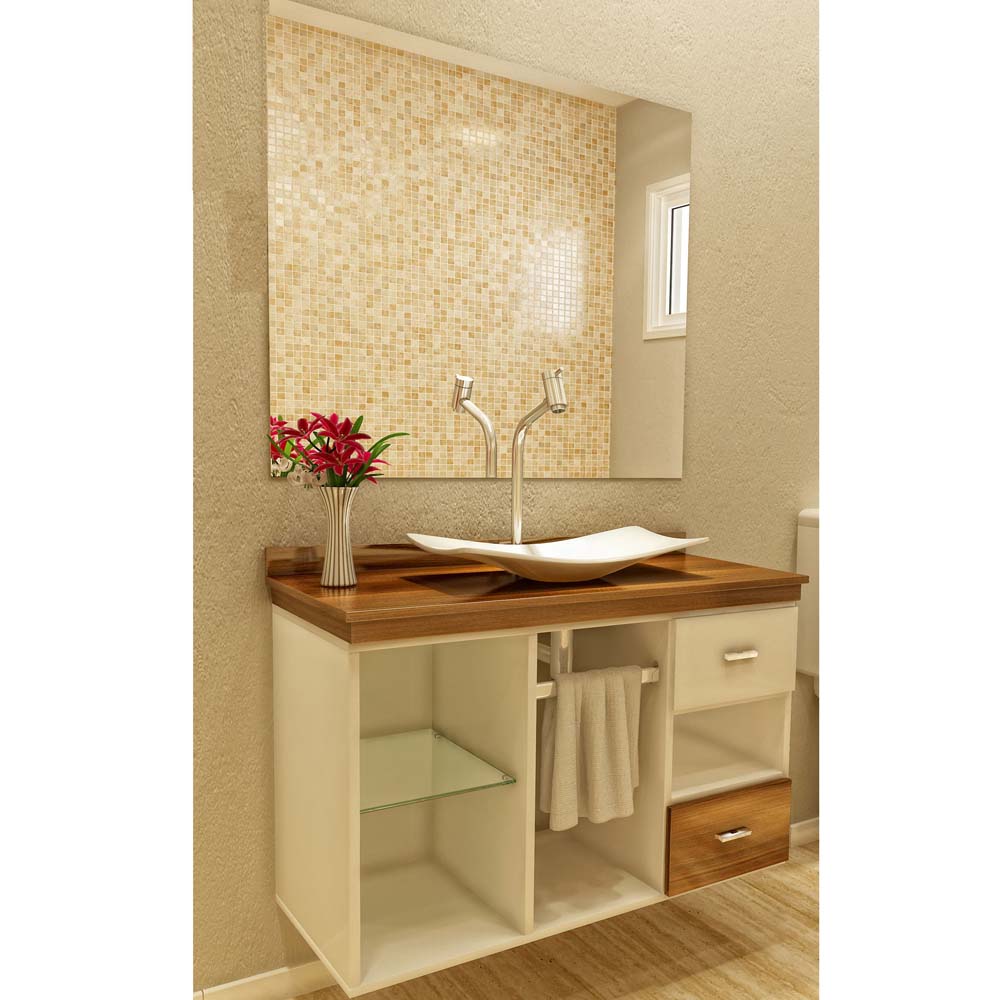 Gabinete para Banheiro Vtec Orion com Cuba e Espelho 57 x 80 x 40 cm Conjun -> Gabinete De Banheiro Com Luz Gabinete para Banheiro Vtec Orion com Cuba e Espelho 57 x 80 x 40 cm Conjun -> Gabinete De Banheiro Com Luz