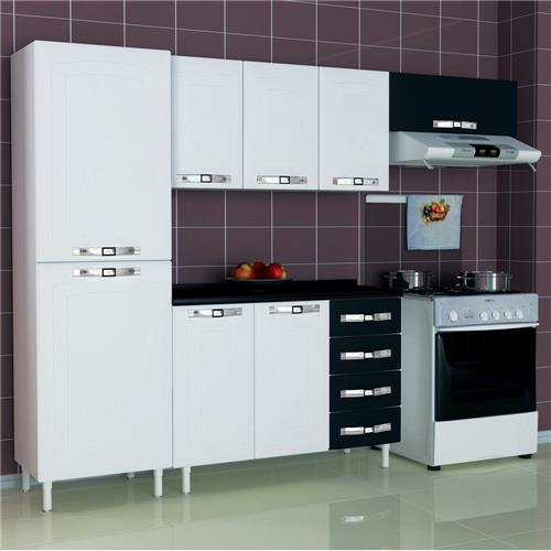 Cozinha Colormaq Class Slim com 4 Peças BrancoPreto Cozinha Compacta no # Cozinha Compacta Com Torre Quente Cozinha Colormaq Class Slim com 4 Peças BrancoPreto Cozinha Compacta no # Cozinha Compacta Com Torre Quente