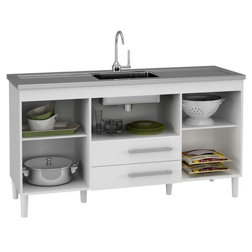 Cozinha compacta Nobilis XV Palmeira com 5 Peças com 8 Portas e 4 Gavetas C # Cozinha Compacta Nobilis Palmeira Cozinha compacta Nobilis XV Palmeira com 5 Peças com 8 Portas e 4 Gavetas C # Cozinha Compacta Nobilis Palmeira