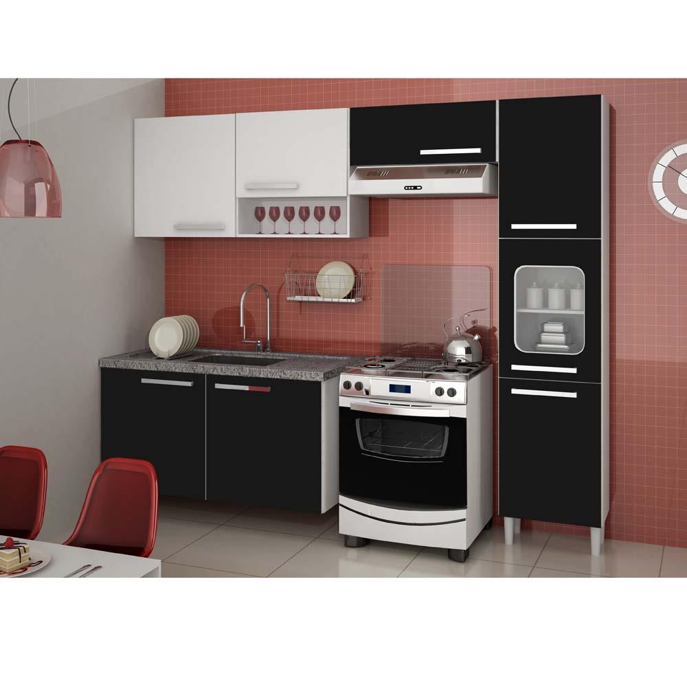 Cozinha compacta Palmeira Nobilis IV (4 Peças) com 8 Portas Cozinha Compact # Cozinha Compacta Nobilis Palmeira Cozinha compacta Palmeira Nobilis IV (4 Peças) com 8 Portas Cozinha Compact # Cozinha Compacta Nobilis Palmeira