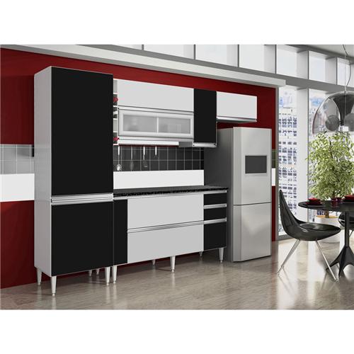 Cozinha Compacta CHF Móveis Ébano com 4 Peças Cozinha Compacta no Extracombr # Cozinha Compacta Chf Moveis Fenix Cozinha Compacta CHF Móveis Ébano com 4 Peças Cozinha Compacta no Extracombr # Cozinha Compacta Chf Moveis Fenix