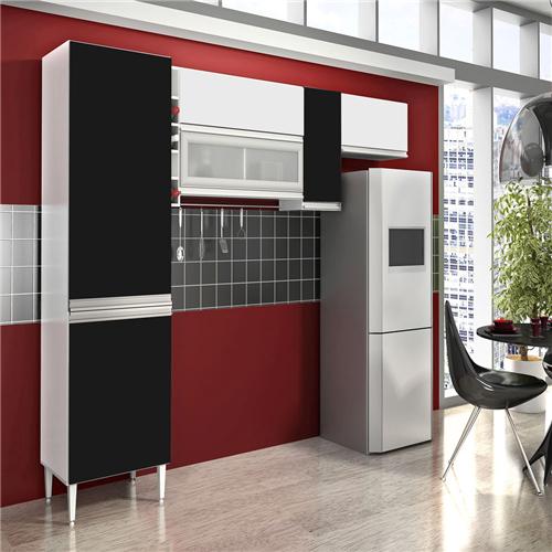 Cozinha Compacta CHF Móveis Ébano com 3 Peças Cozinha Compacta no Extracombr # Cozinha Compacta Chf Moveis Fenix Cozinha Compacta CHF Móveis Ébano com 3 Peças Cozinha Compacta no Extracombr # Cozinha Compacta Chf Moveis Fenix