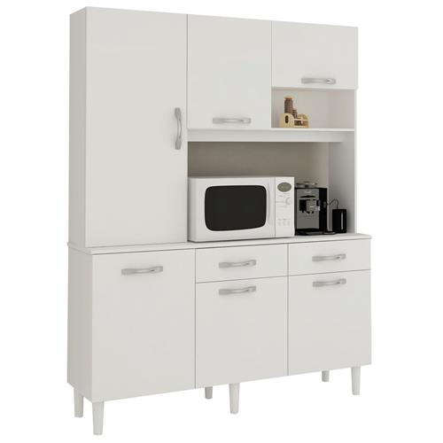 Armário de Cozinha Multivisão Thalita com 6 Portas e 2 Gavetas Cozinha Comp # Armario De Cozinha Compacta Extra Armário de Cozinha Multivisão Thalita com 6 Portas e 2 Gavetas Cozinha Comp # Armario De Cozinha Compacta Extra