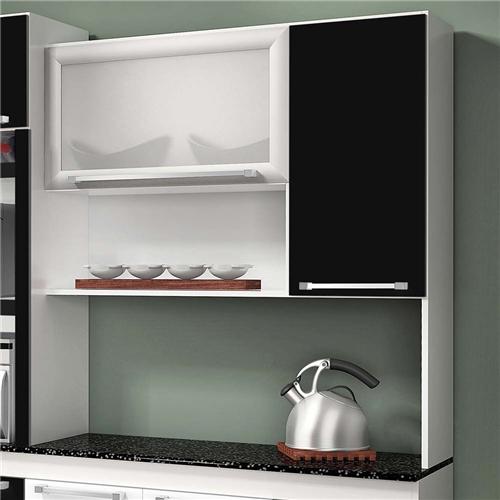 Cozinha Compacta CHF Móveis Village com 7 Portas e 2 Gavetas Cozinha Compac # Cozinha Compacta Chf Moveis Fenix Cozinha Compacta CHF Móveis Village com 7 Portas e 2 Gavetas Cozinha Compac # Cozinha Compacta Chf Moveis Fenix