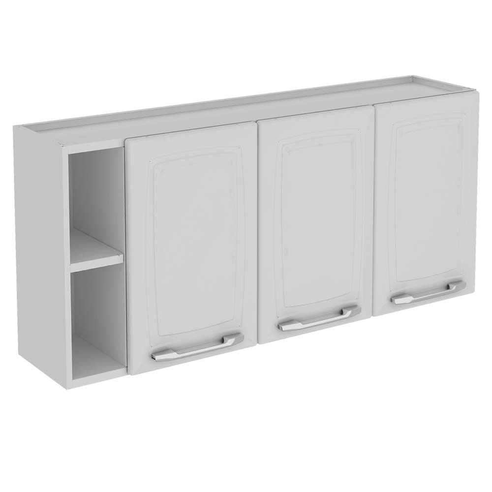 Armário Aéreo Itatiaia Diamante em Aço com 3 Portas Cozinha Modulada no Extra com br Armario Tela Alcampo ~ Armário Aéreo Itatiaia Diamante em Aço com 3 Portas Cozinha Modulada no Extra com br