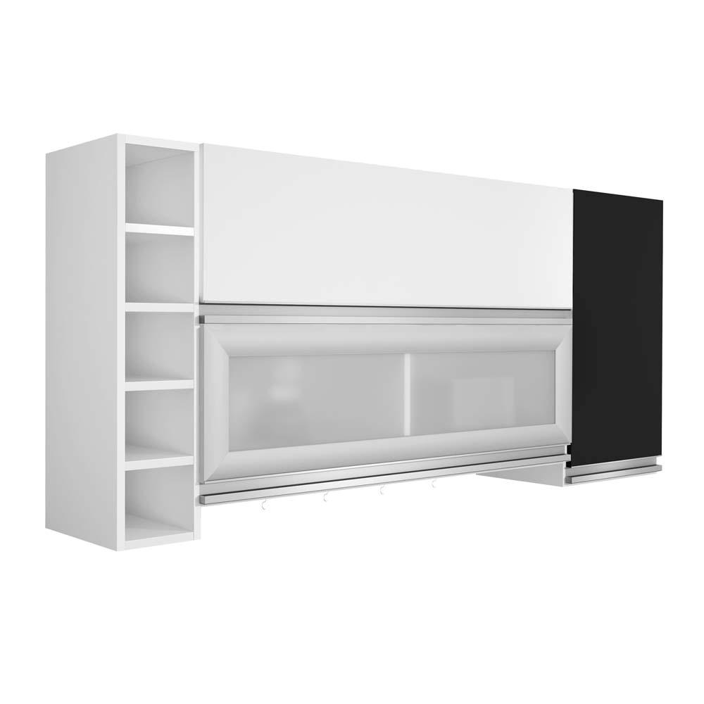 Armário Aéreo CHF MóveisÉbano com Adega e 3 Portas Cozinha Modulada no Extra com br Artesanal Sinonimo Y Antonimo ~ Armário Aéreo CHF MóveisÉbano com Adega e 3 Portas Cozinha Modulada no Extra com br