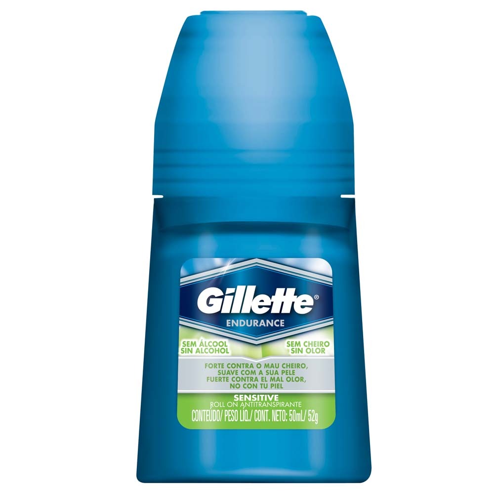 Desodorante Gillette Antitranspirante Roll On Sensitive 50ml Desodorante no