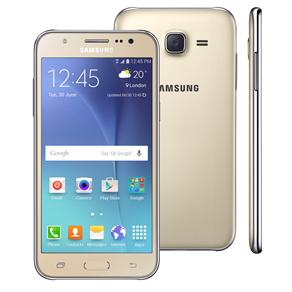 Smartphone Samsung Galaxy J5 Duos Dourado com D...