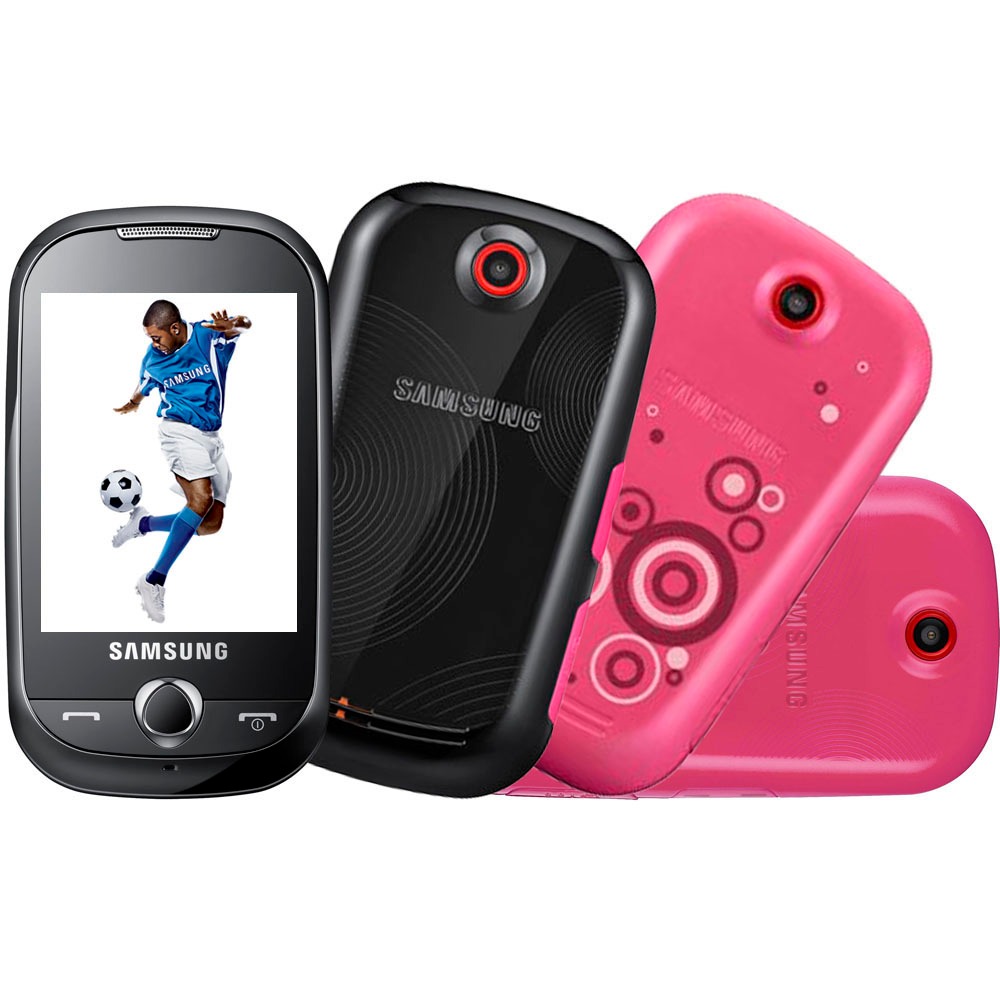 Celular Desbloqueado Samsung CORBY GTS3650 Rosa c/ Câmera 2MP, MP3