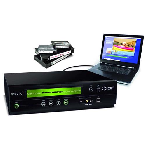 Videocassete ION (VHS Player) c/ Transferência p/ PC via conexão USB